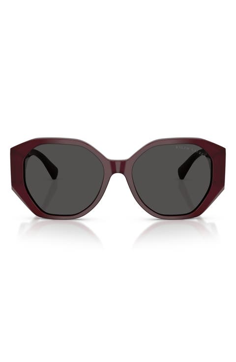 54mm Juliette Gradient Butterfly Sunglasses