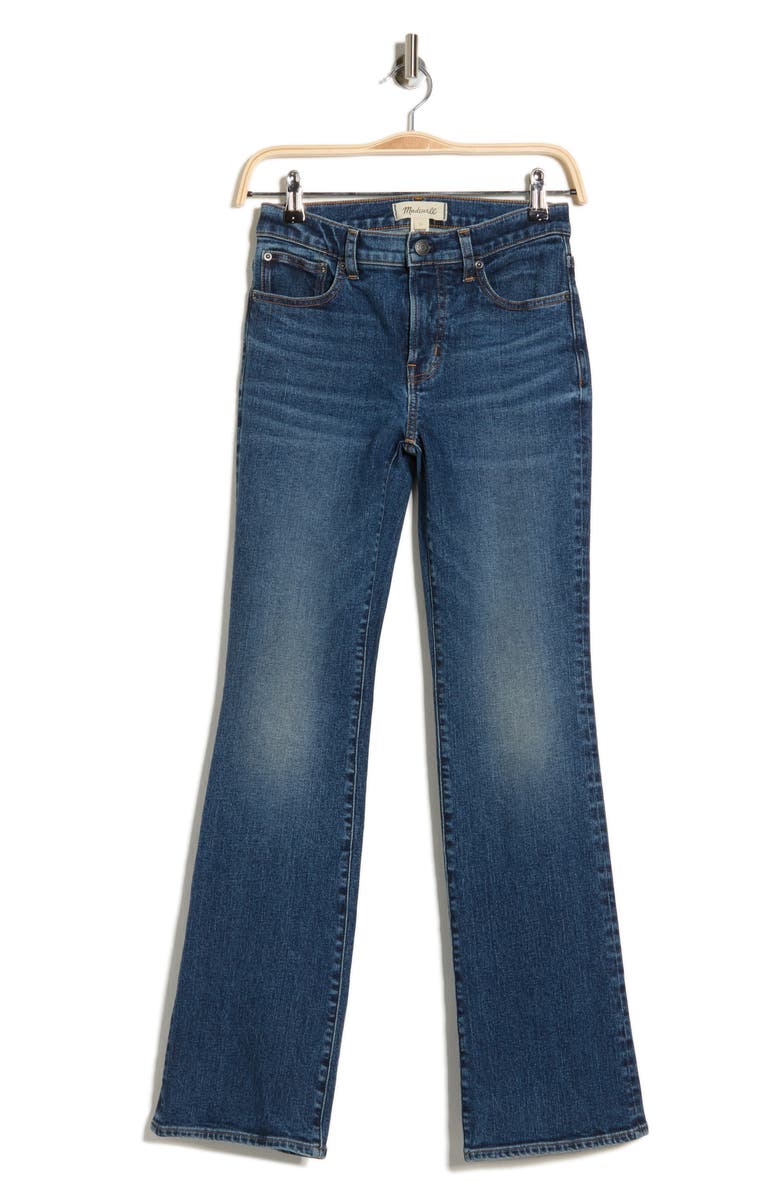Madewell Kickout Crop Flare Leg Jeans, Alternate, color, Gracelyn Wash