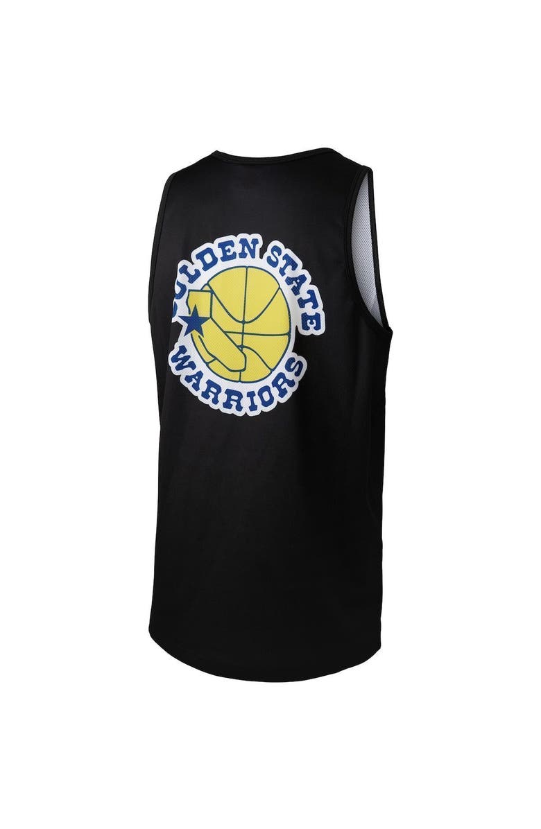 Mitchell & Ness Men's Mitchell & Ness Tim Hardaway/Latrell Sprewell Black Golden State Warriors Slam Player Tank Top, Alternate, color,