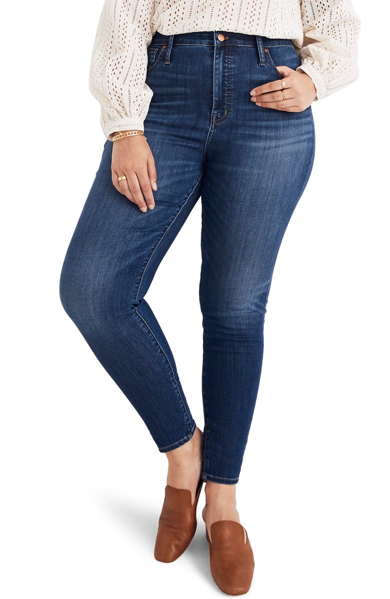 Madewell Curvy High Waist Skinny Jeans, Alternate, color,