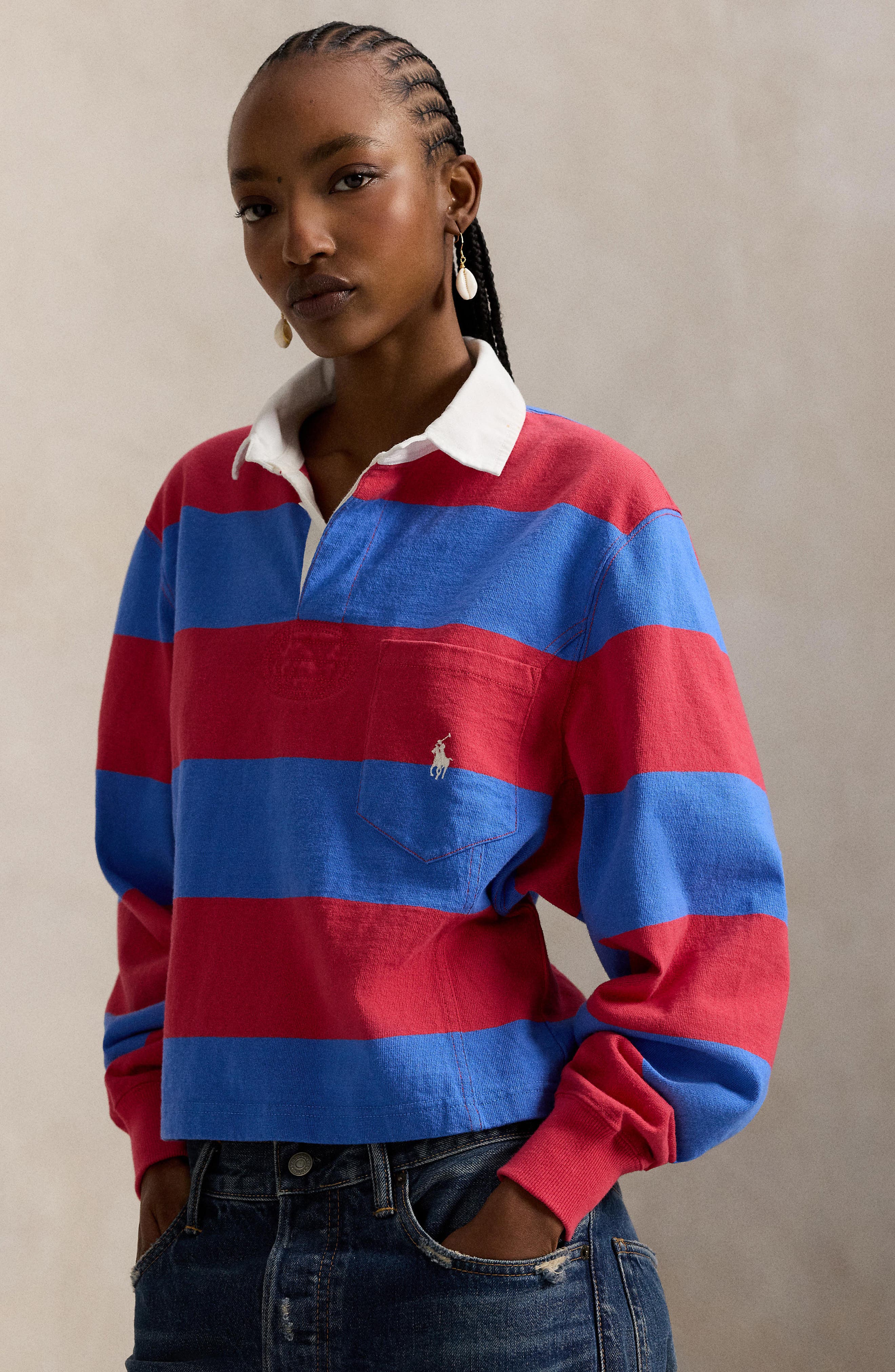 Stripe Jersey Rugby Shirt - image 2