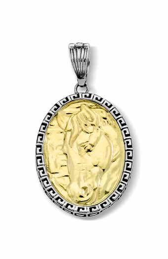 Year of the Horse 18k Gold & Sterling Silver Pendant