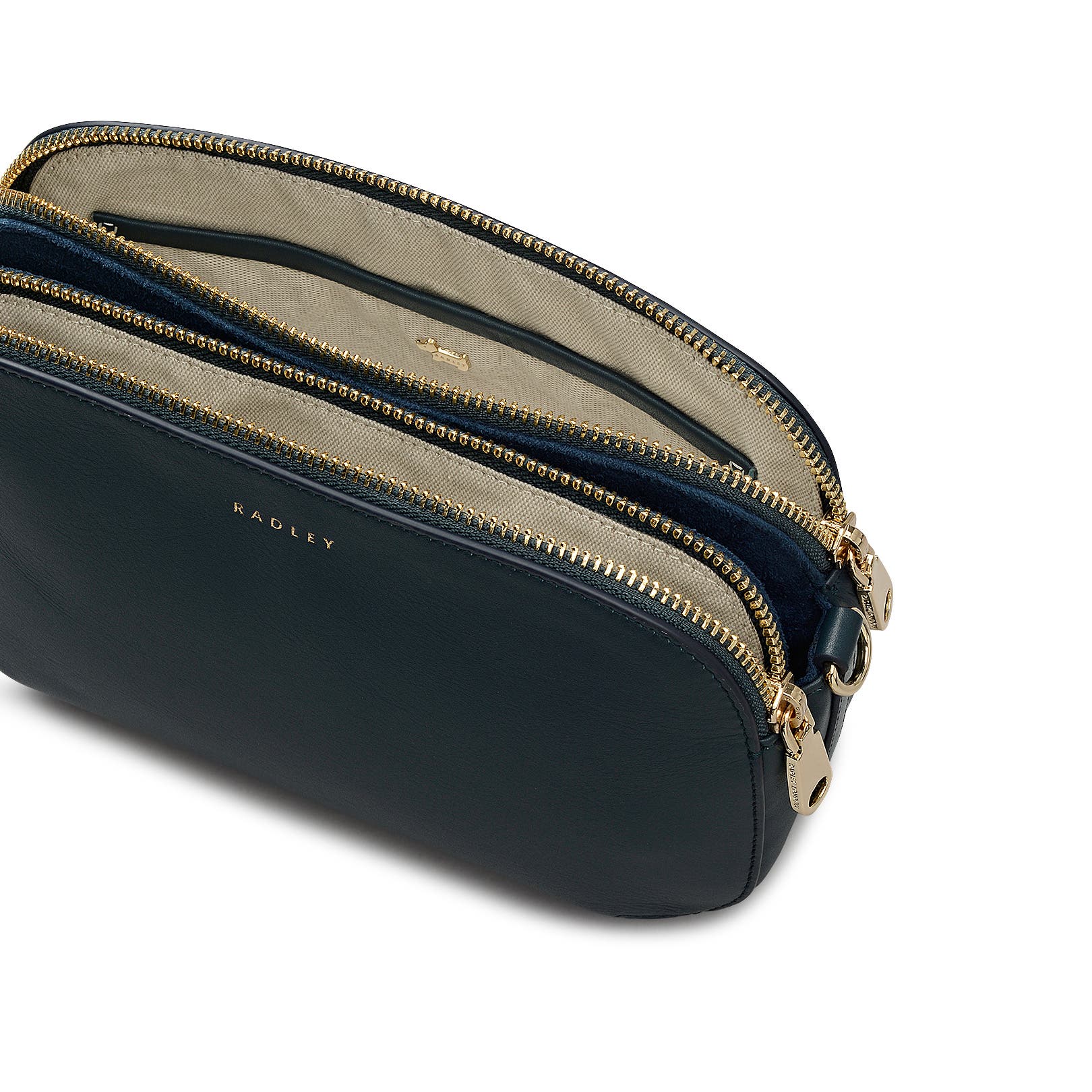 Radley Dukes Place Medium Ziptop Crossbody Bag, Alternate, color, Teal