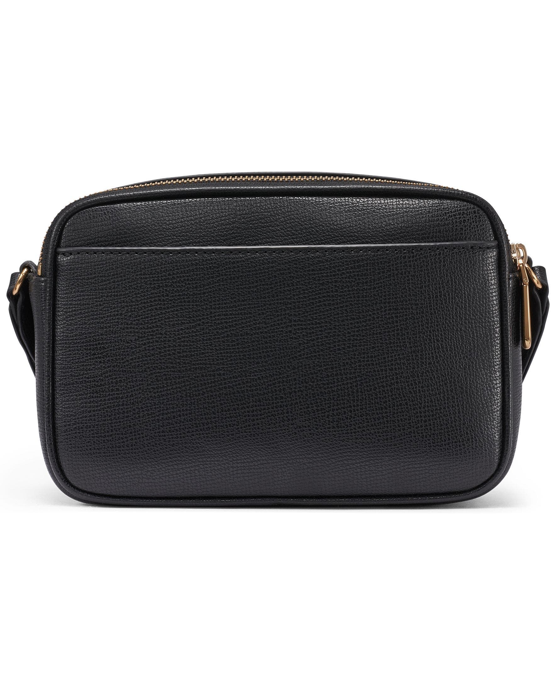 KARL LAGERFELD PARIS Maybelle East/WestCrossbody, Alternate, color, Black/Gold