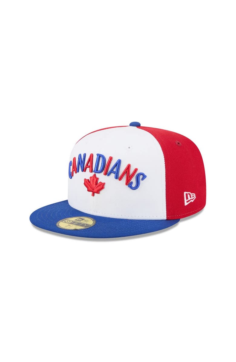 New Era Men's New Era  White Vancouver Canadians Theme Nights 59FIFTY Fitted Hat, Alternate, color, 
