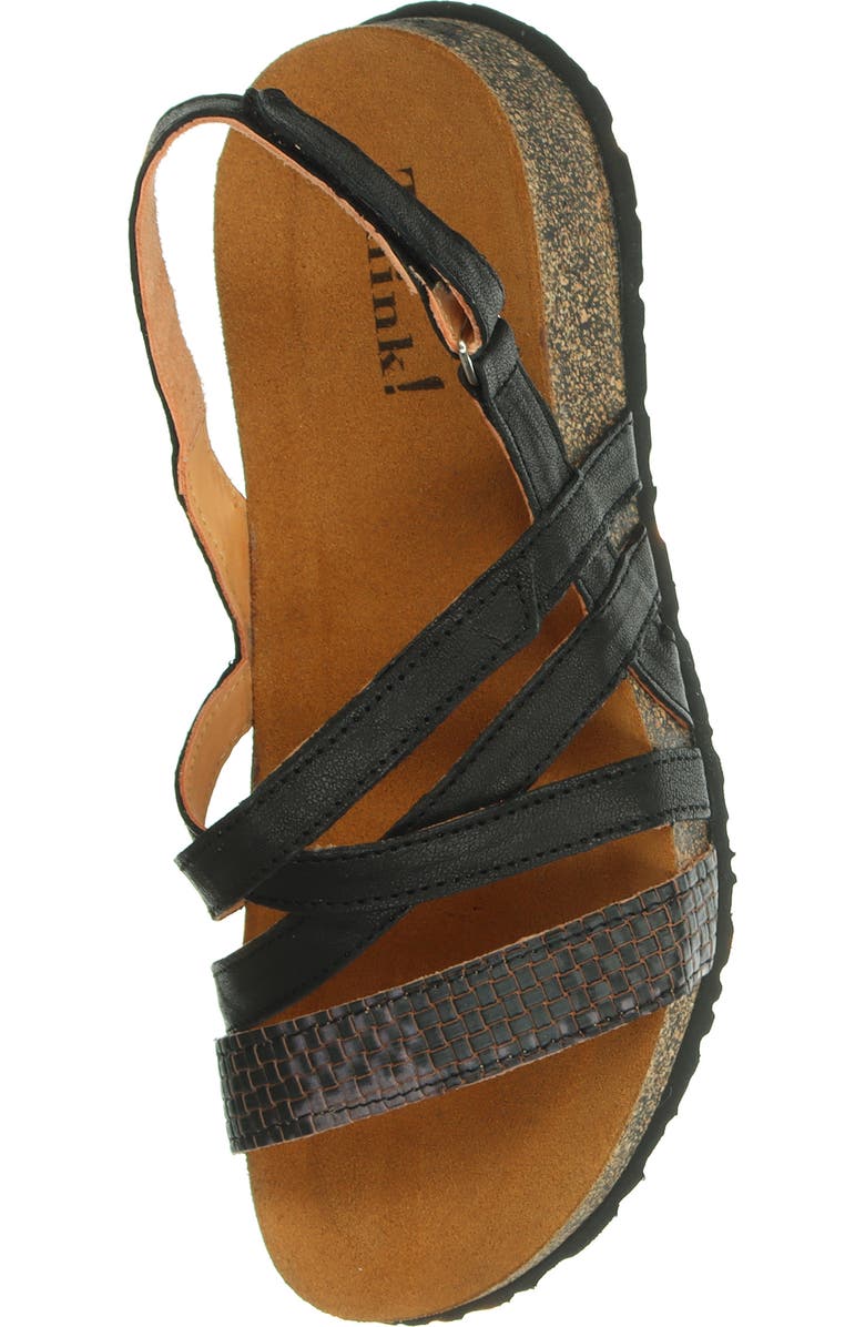 Think! Koak Slingback Sandal, Alternate, color, Black/Kombi