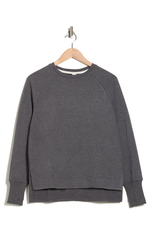 Balance Collection Kamari Texture Pullover In Gray