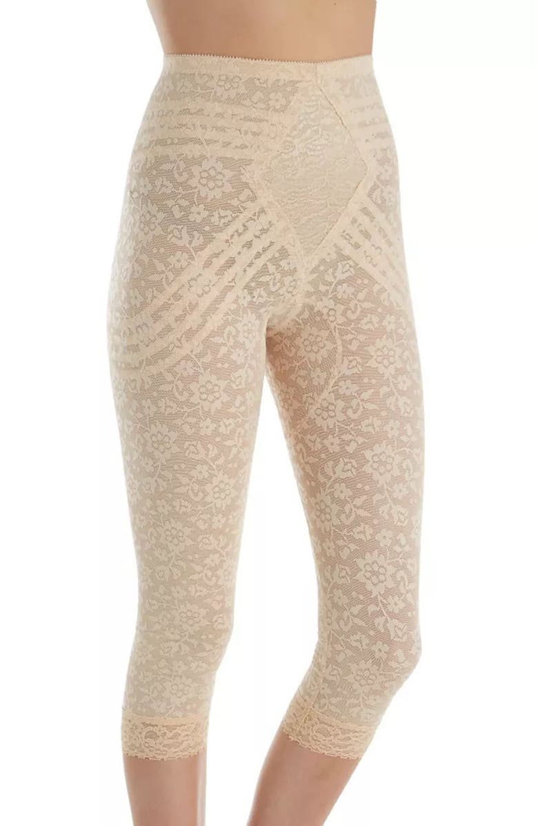 Rago Extra Firm Leg Shaper Leggings, Alternate, color, Beige