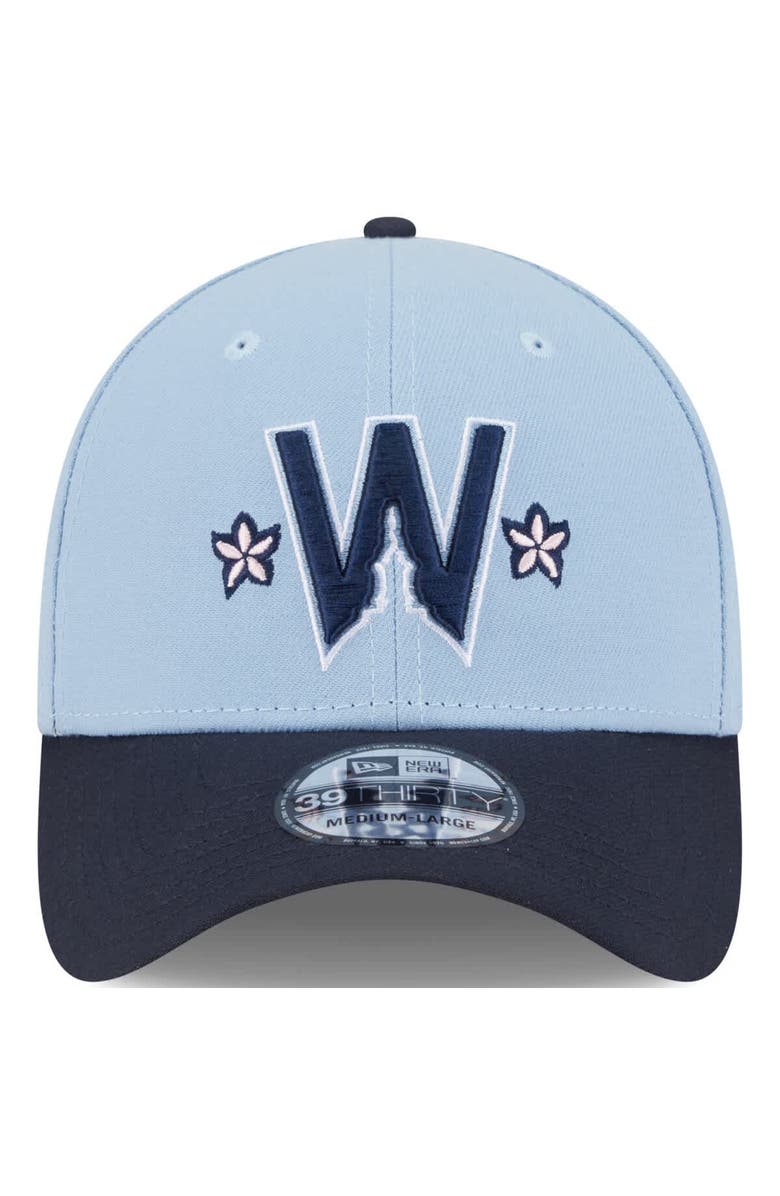 New Era Men's New Era Light Blue/Navy Washington Nationals 2025 City Connect 39THIRTY Flex Hat, Alternate, color, Light Blue