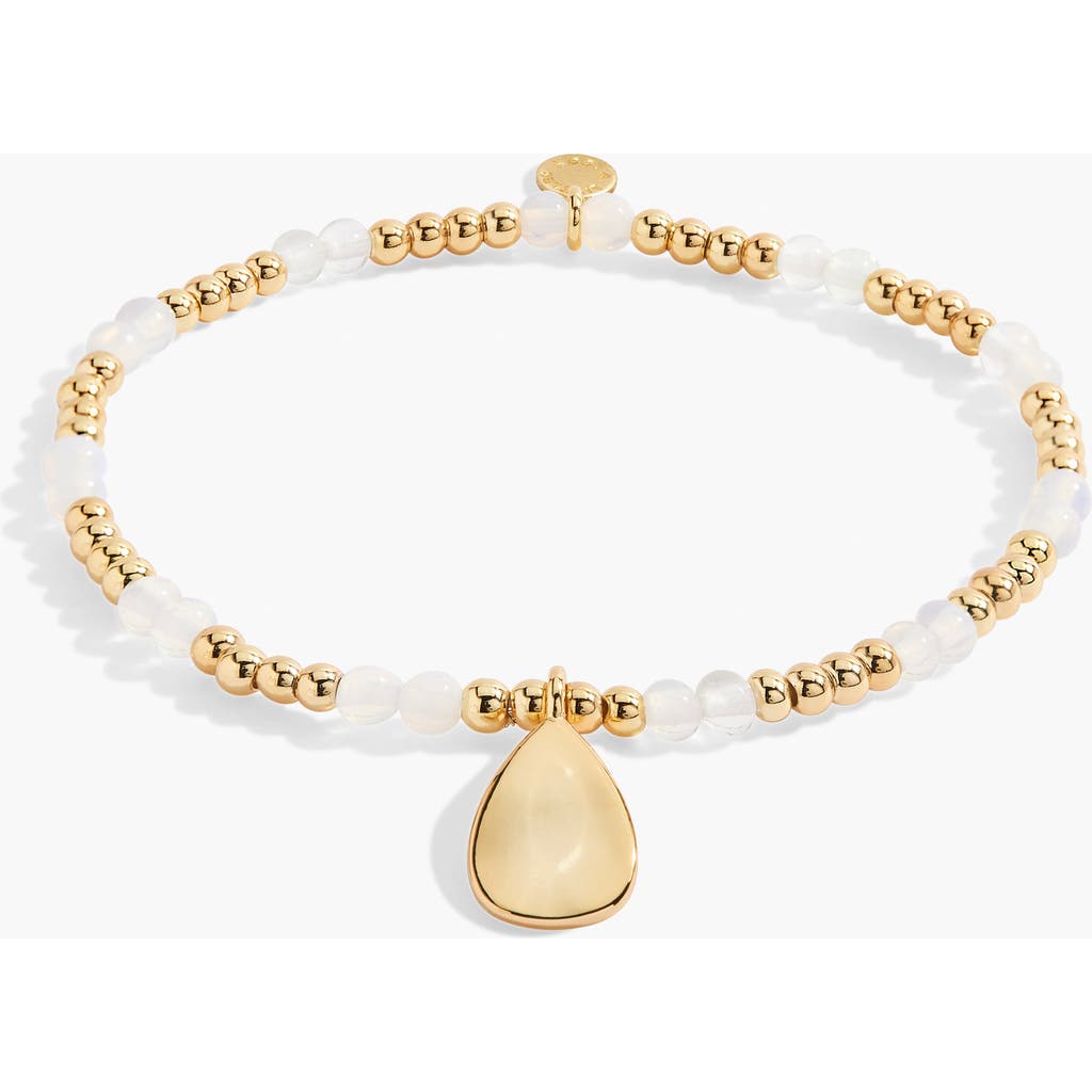 A Littles & Co. A Littles & Co Birthstone A Little June Bracelet In Gold