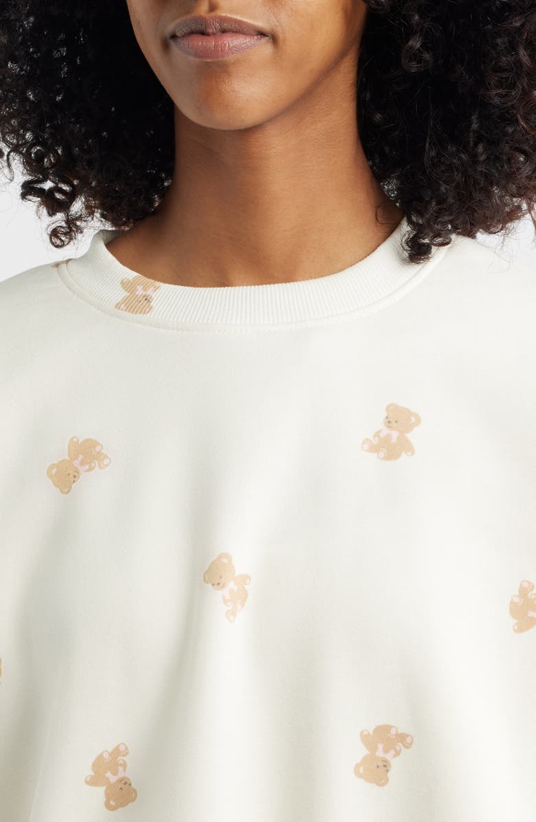 HAPPY CAMP3R Dreams Crewneck Sweatshirt, Alternate, color, Cream