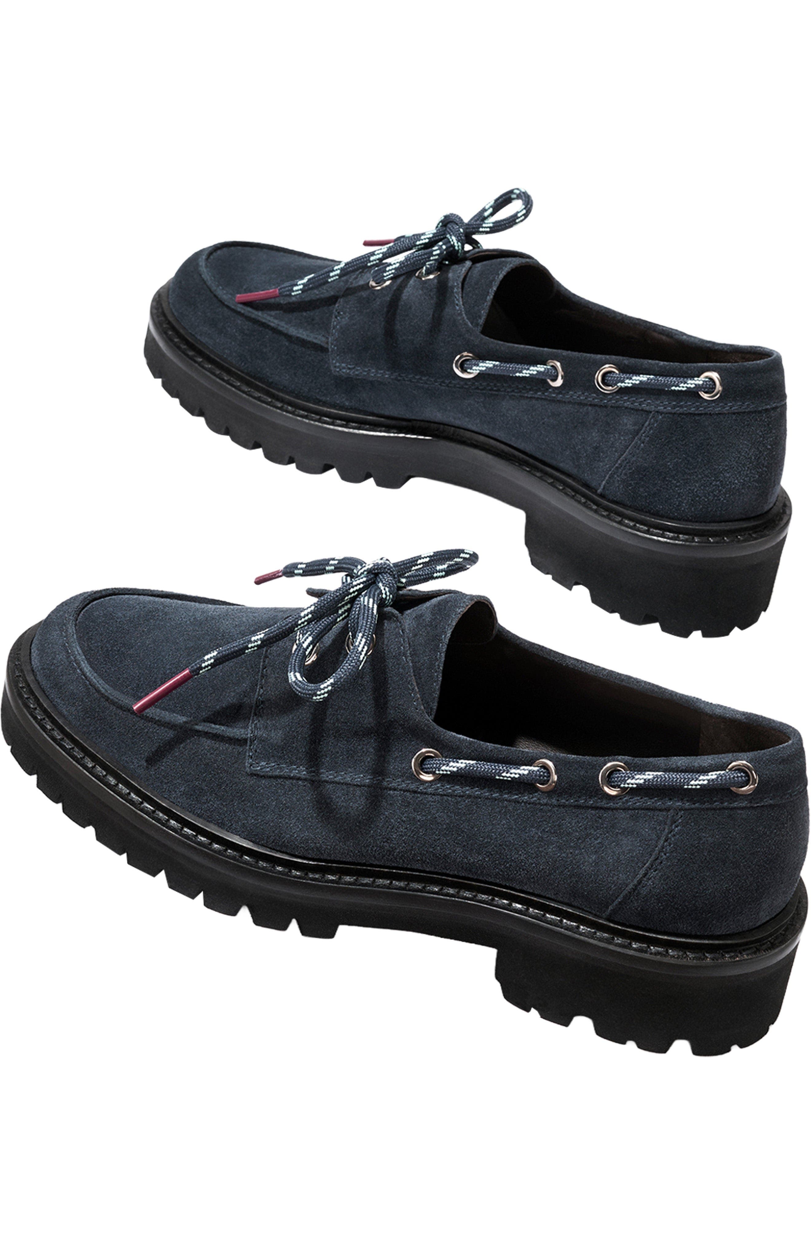 The Marine Loafer, Alternate, color, Vintage Navy Suede