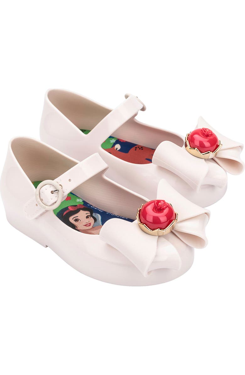 Mini Melissa x Disney Snow White Sweet Love Mary Jane Flat, Main, color, Ax949
