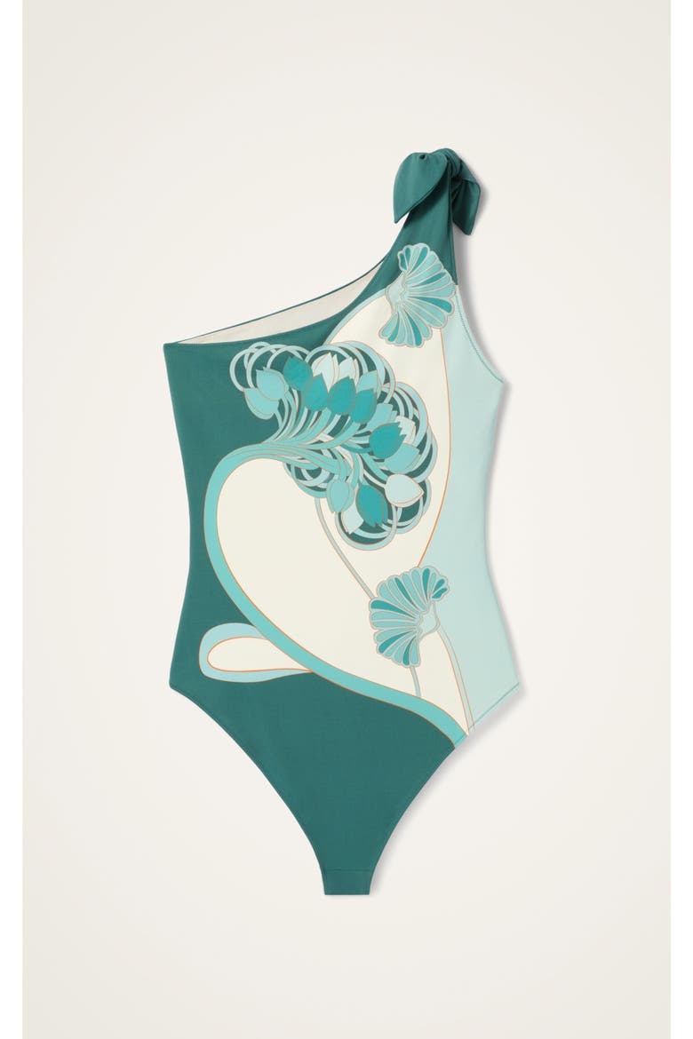 Goddess Suit, Alternate, color, Blooming Tulip Placée Menta