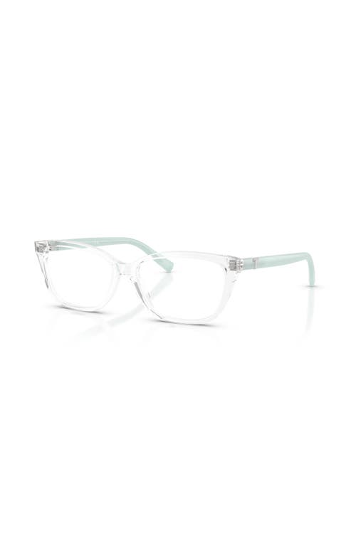 Tiffany & Co . 53mm Rectangle Optical Glasses In Transparent