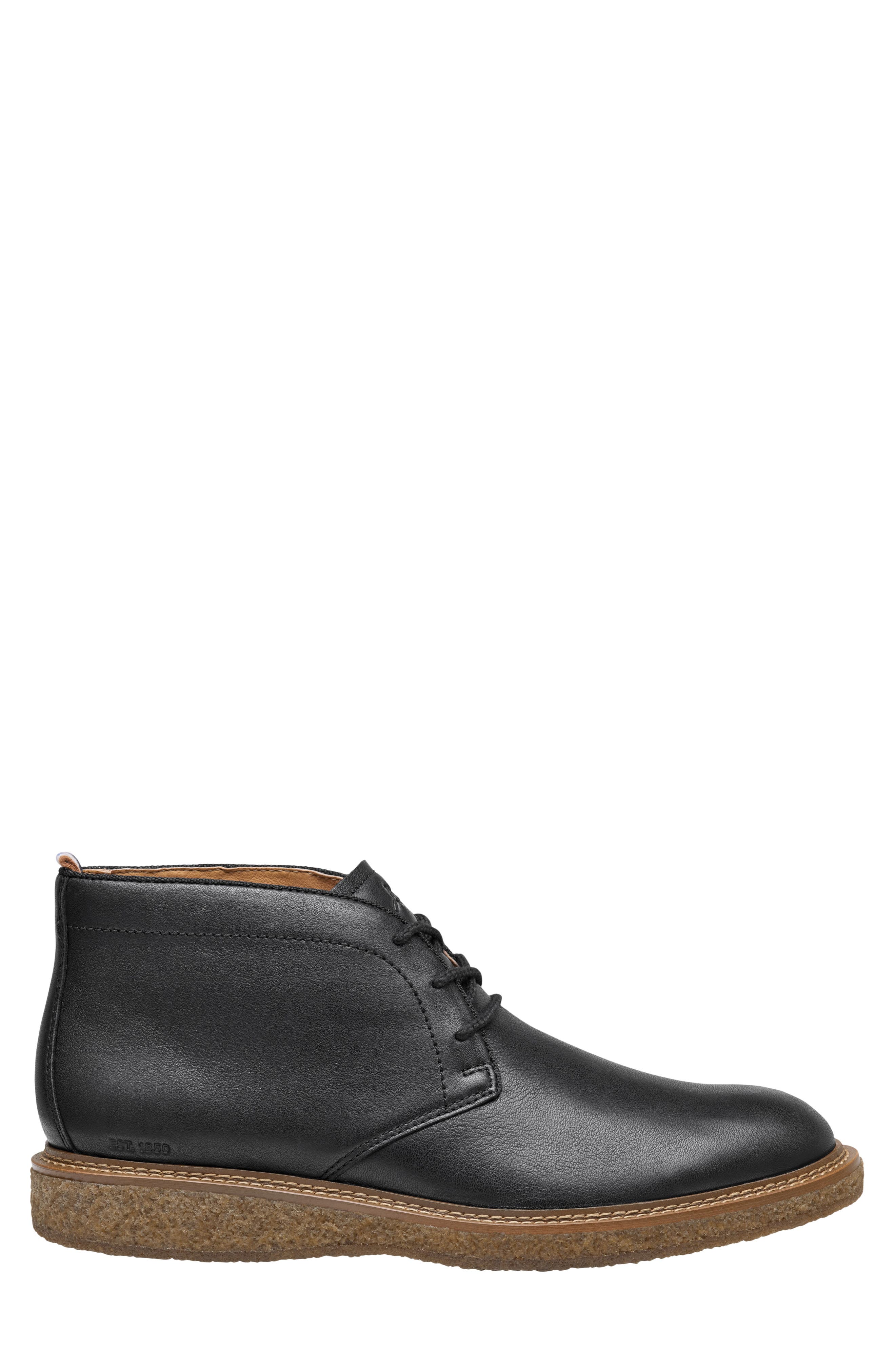 Clint Chukka Boot, Alternate, color, BLACK FULL GRAIN