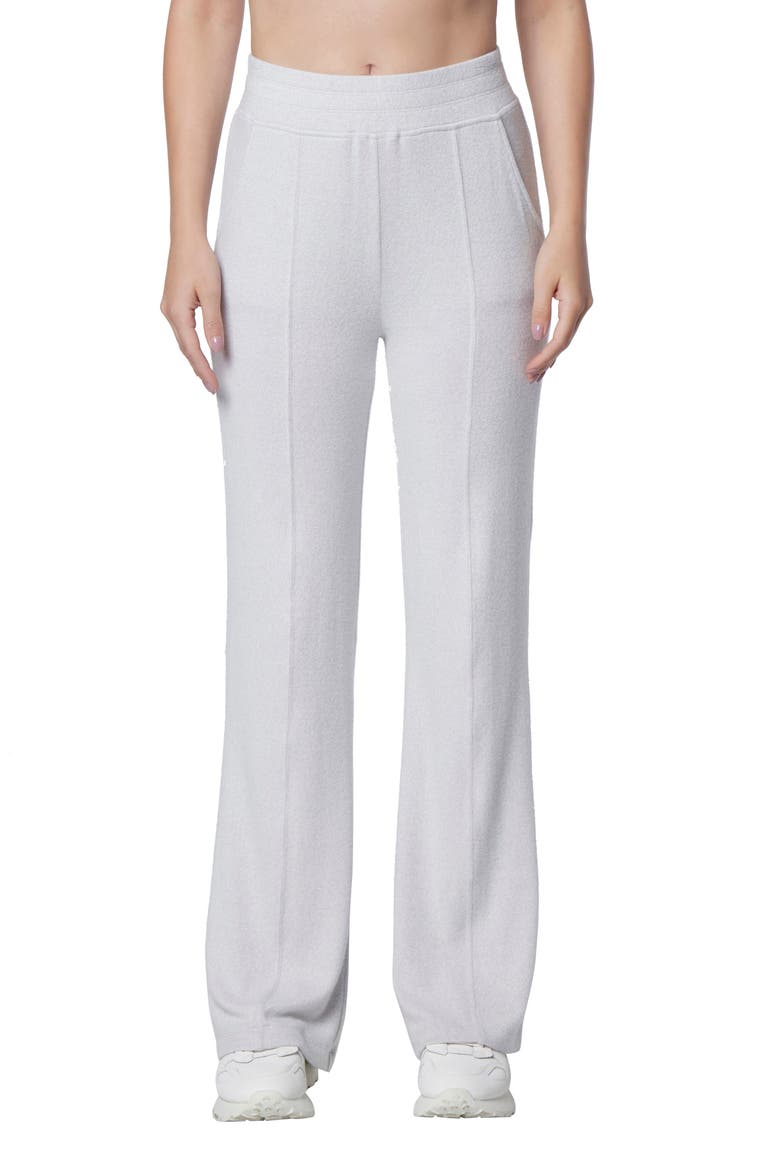 Long Wide Leg Pants, Main, color, VAPOR HEATHER