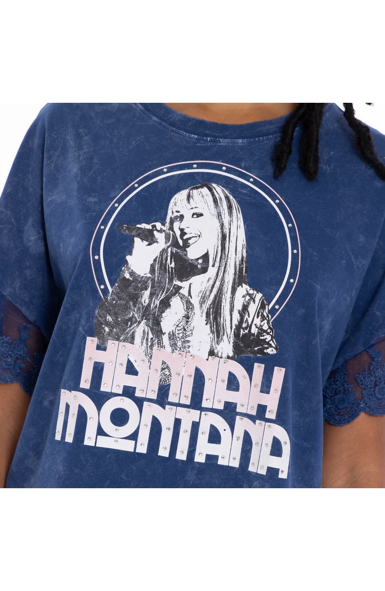 Disney Hannah Montana Short Sleeve T-Shirt, Alternate, color, Blue Wash Hannah