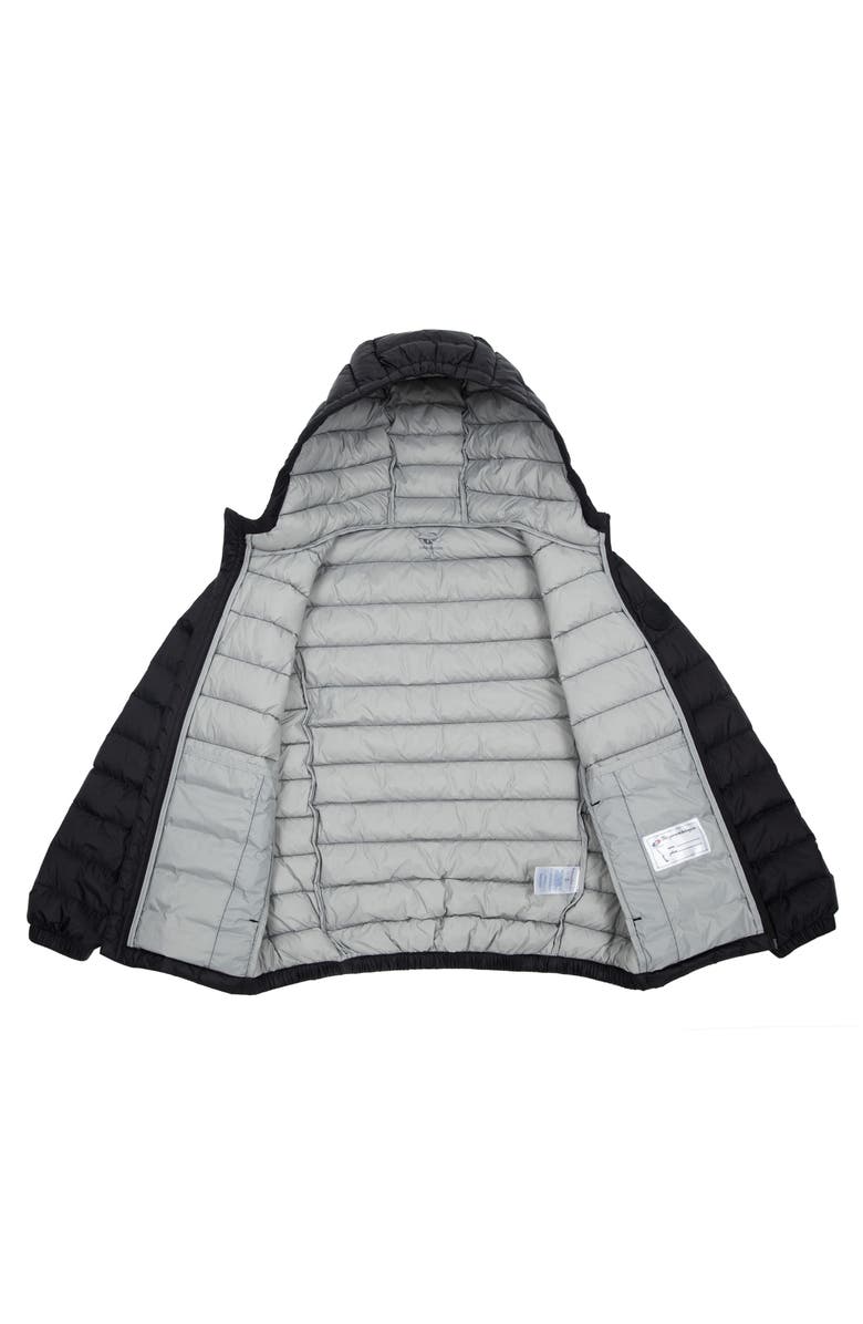 Rokka&Rolla Kids' Ultra Light Quilt Packable Down Jacket, Alternate, color, Very Black