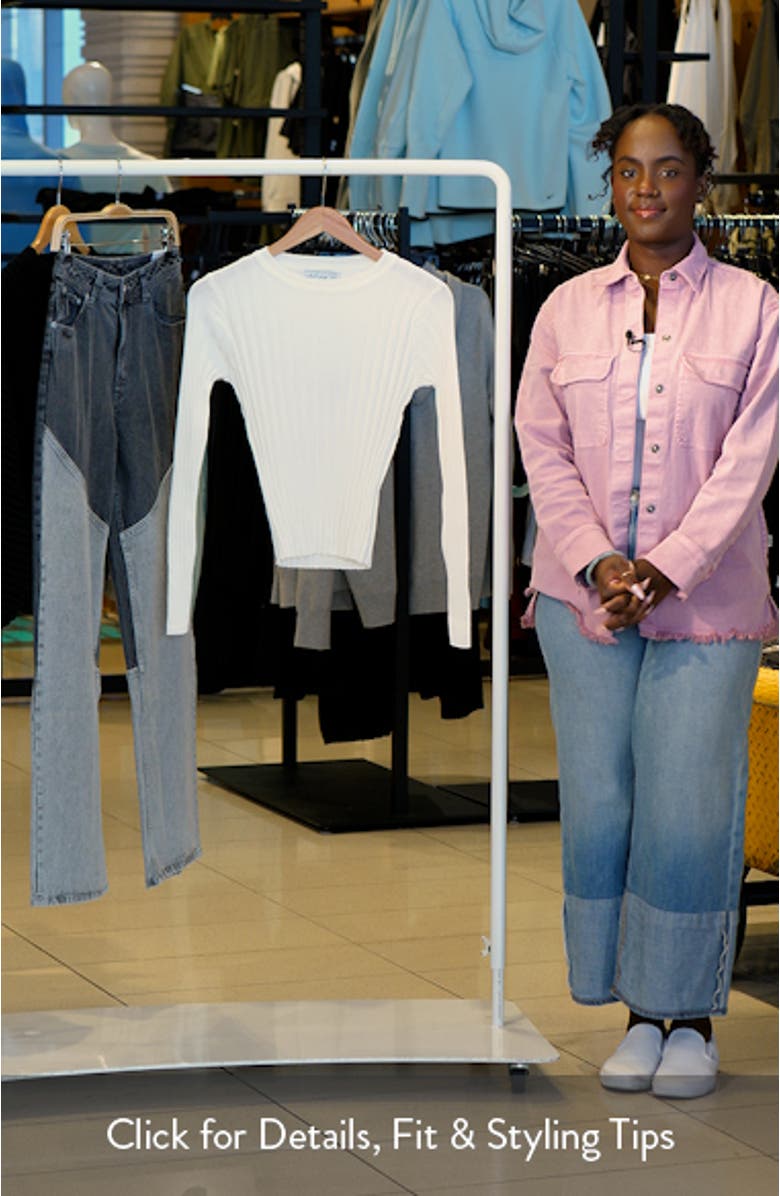 Aneesa Wide Rib Top, sales video thumbnail