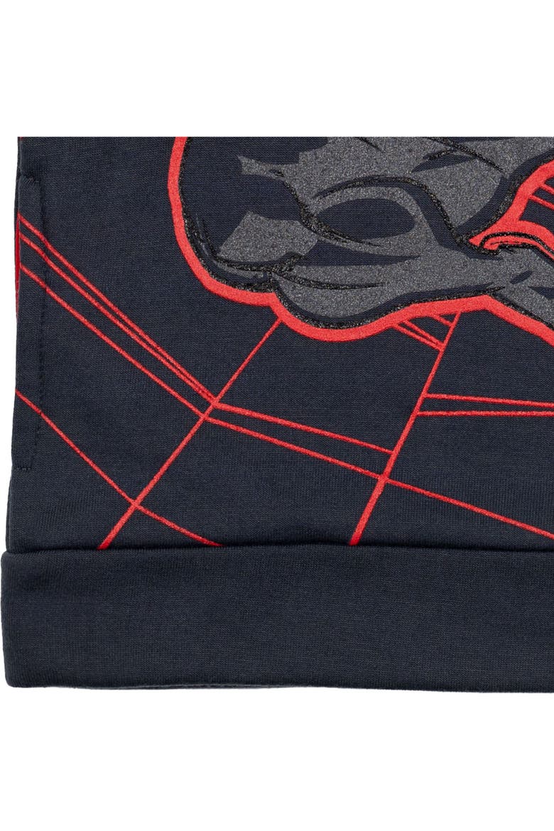 Spider-Man Fleece Pullover Hoodie, Alternate, color, Miles Morales Dark