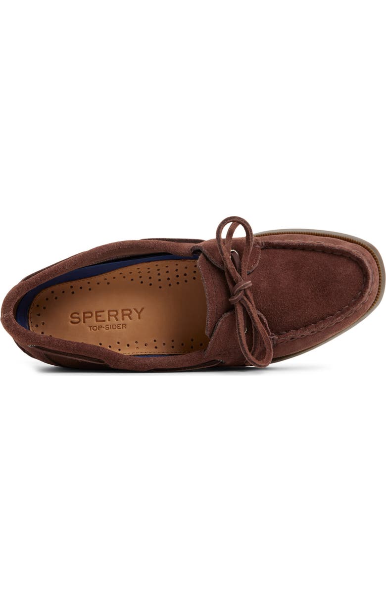 Sperry Authentic Original 1-Eye Boat Shoe, Alternate, color, Dark Choco