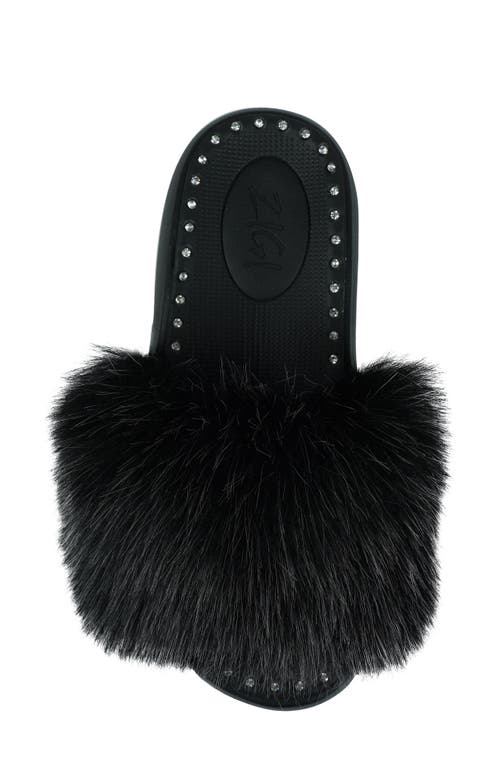 Shop Zigi Fabbi Faux Fur Platform Sandal