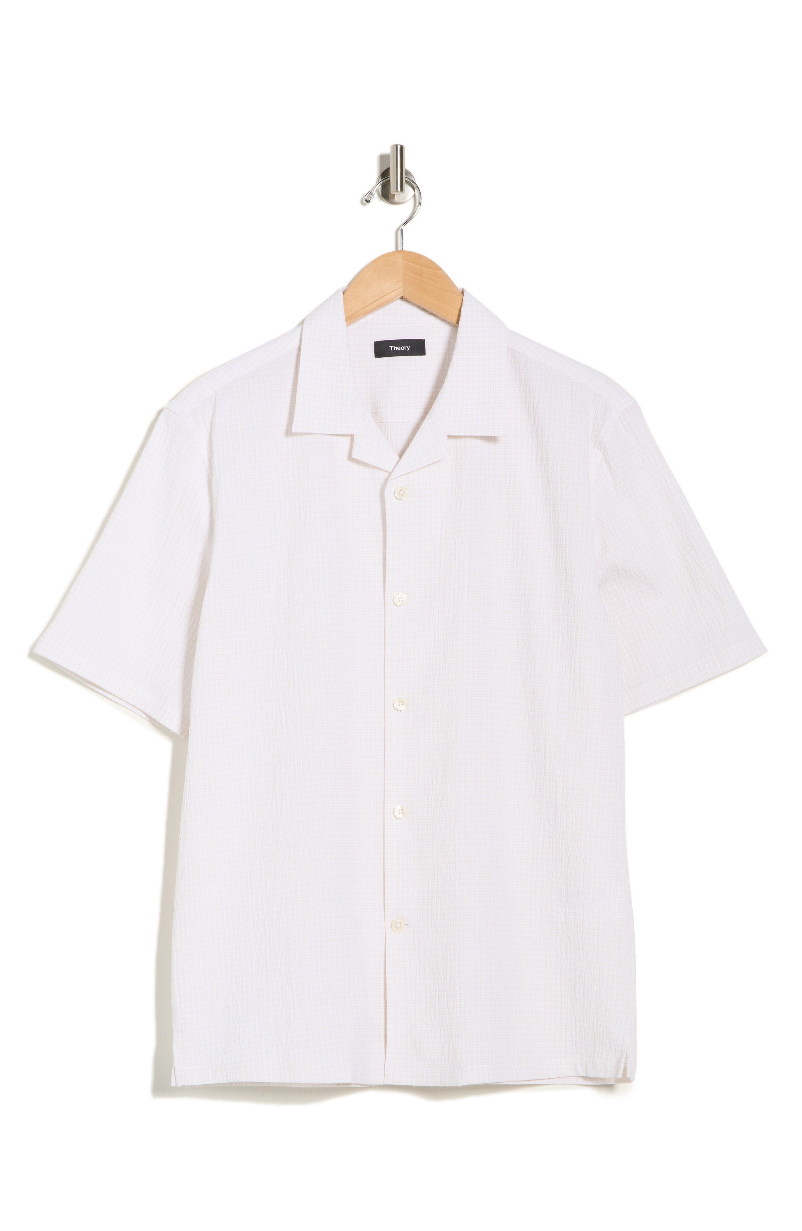 Theory Daze Stretch Cotton Camp Shirt