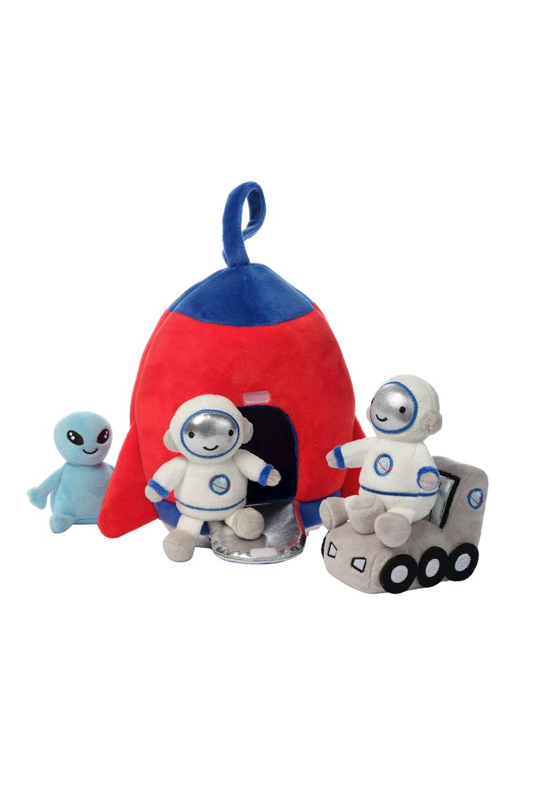Space Galaxy Interactive Plush Toddler Play Set Toy, Main, color, Blue