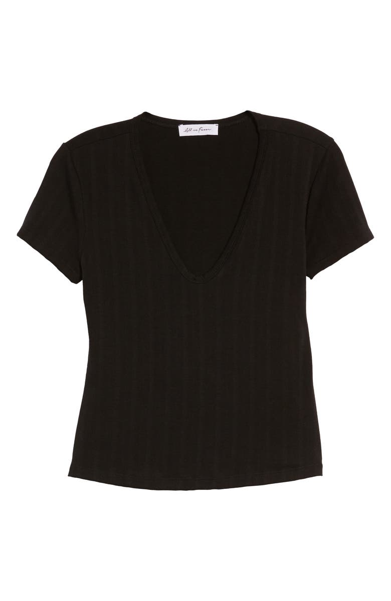 All in Favor Rib Knit Tee, Alternate, color, 