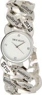 True Religion Repeat Logo Bracelet Watch