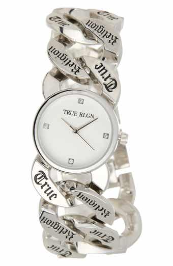 True Religion Repeat Logo Bracelet Watch
