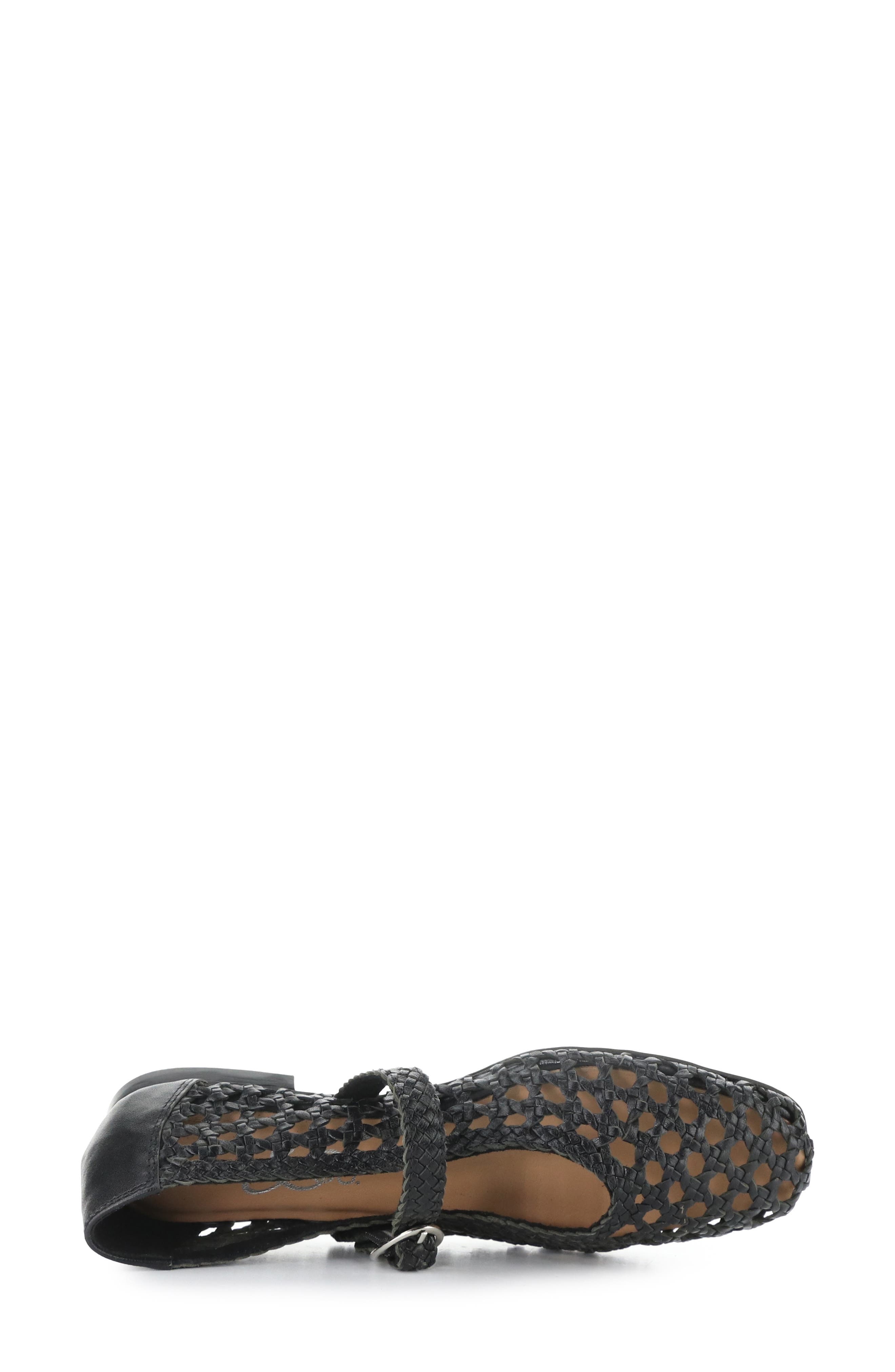 Bos. & Co. Wilda Mary Jane Flat, Alternate, color, Black