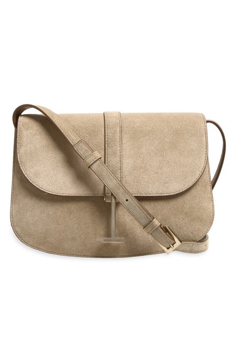 Small Kara Suede Crossbody Bag