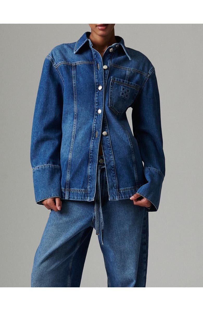 Day Ludmilla Medium Wash Denim Jacket, Alternate, color, Medium Blue