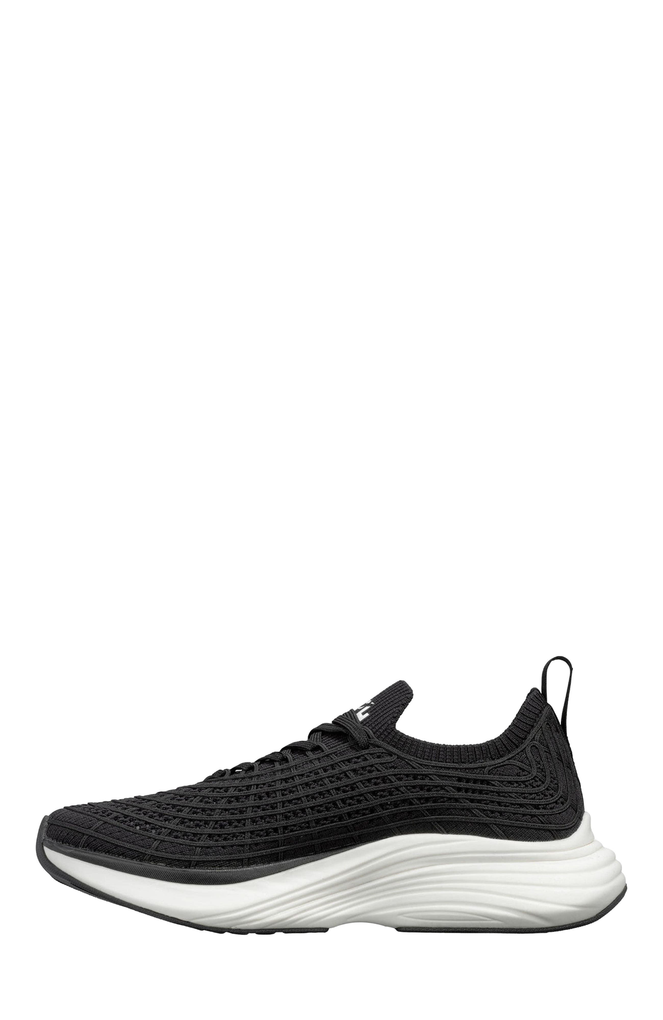 Men's TechLoom Zipline Sneakers, Alternate, color, Black / White