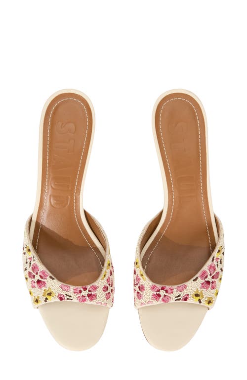 Staud Brigitte Embellished Slide Sandal