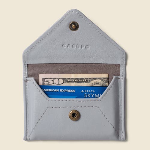 Casupo Mini Envelope Wallet With Rfid Protection In Blue