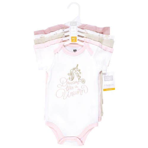 Hudson Baby Cotton Bodysuits 5-pack