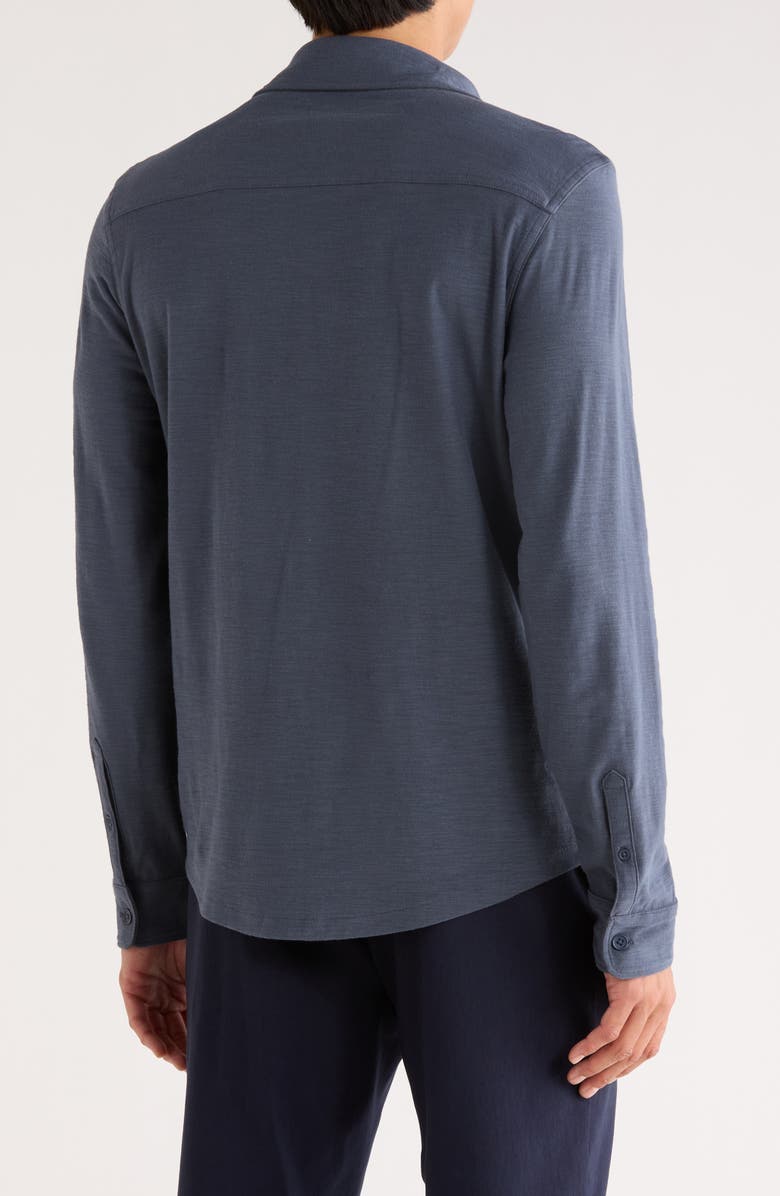 Vince Heavy Slub Button-Up Shirt, Alternate, color, Venice Blue