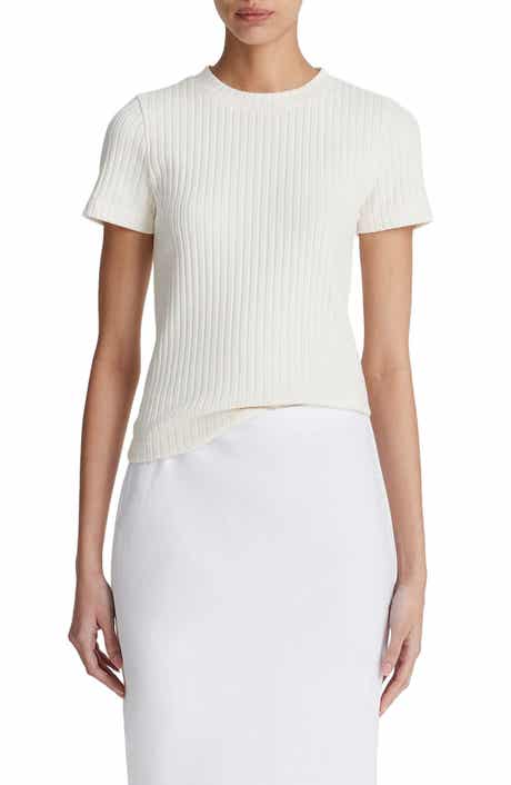 Vince Rib Crewneck Top
