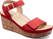 Samuel Hubbard Portola Two-Strap Wedge Sandal