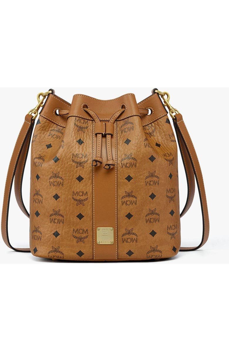 MCM Dessau Drawstring Bag in Visetos, Main, color,