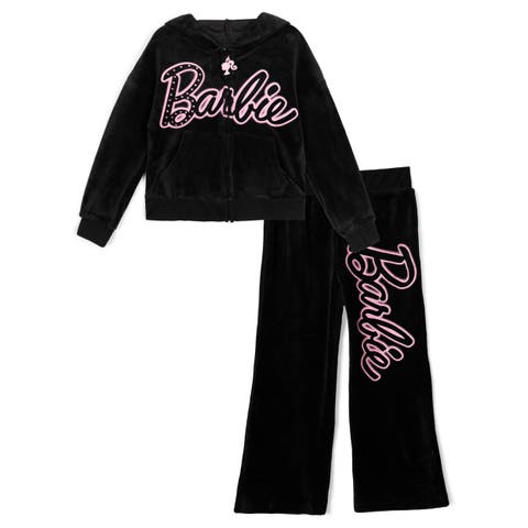 Loungewear Velour Hoodie and Pants Set