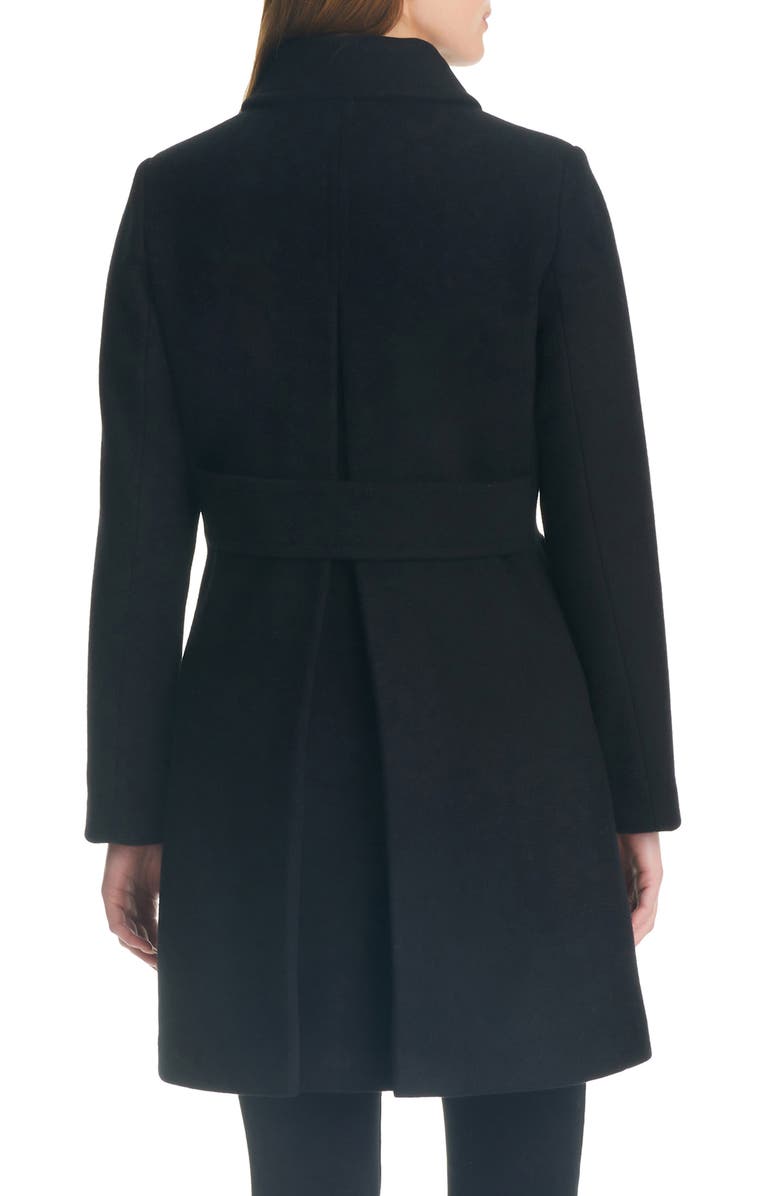 Kate Spade New York a-line wool blend coat, Alternate, color, 