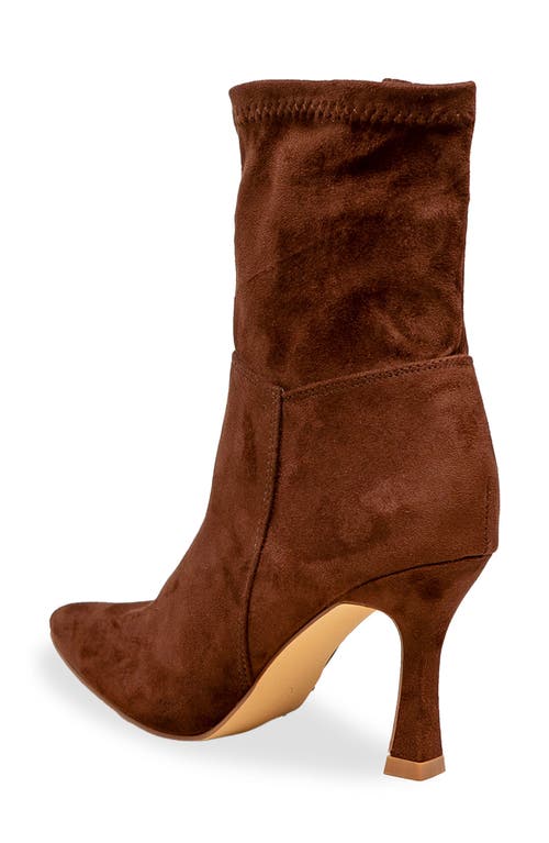 Chase & Chloe Chase And Chloe Pointed Toe Leather Bootie In Multi