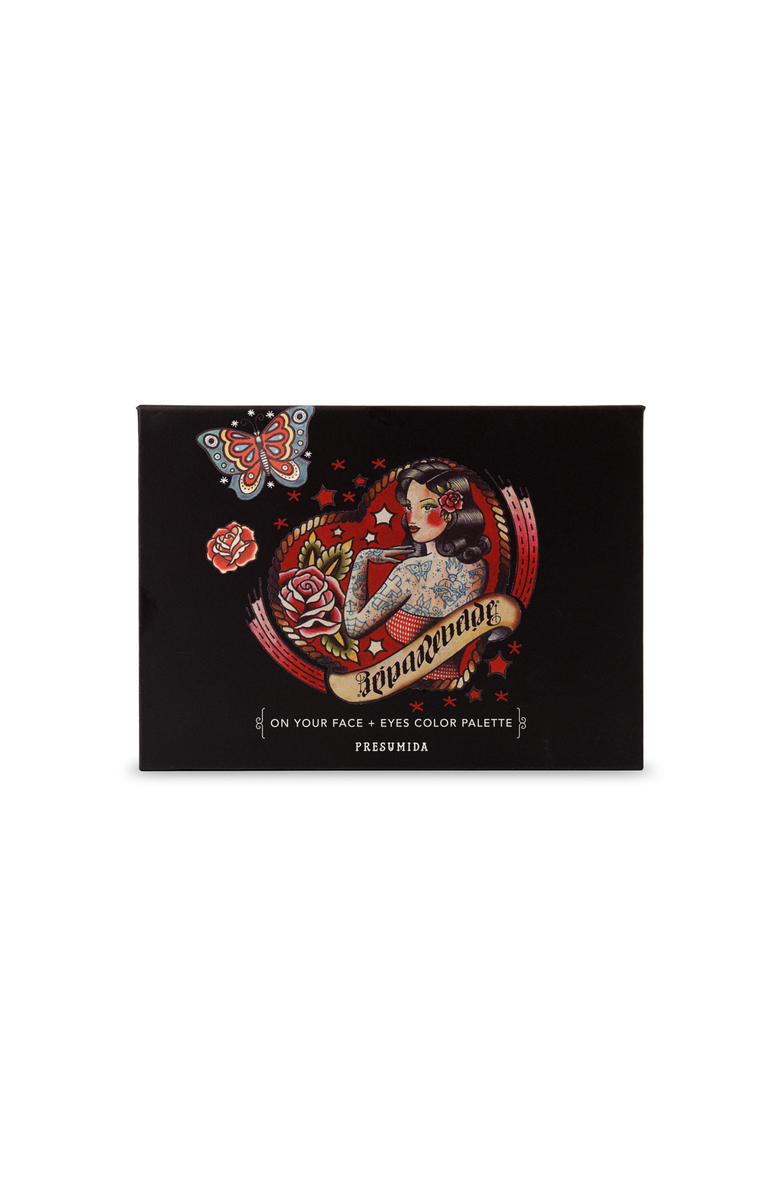 REINA REBELDE Multi-Use Color Palette for Face and Eyes, Alternate, color, Presumida