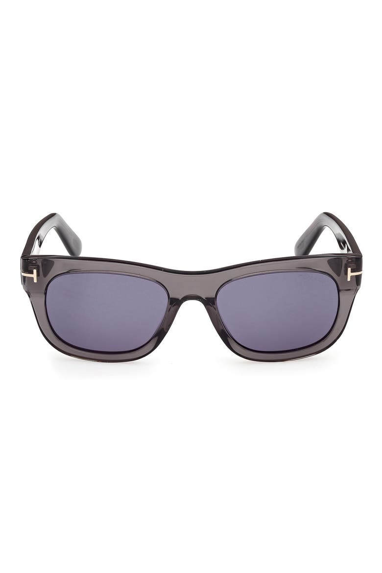 54mm Rectangular Sunglasses, Main, color, GREY / OTHER / BLUE