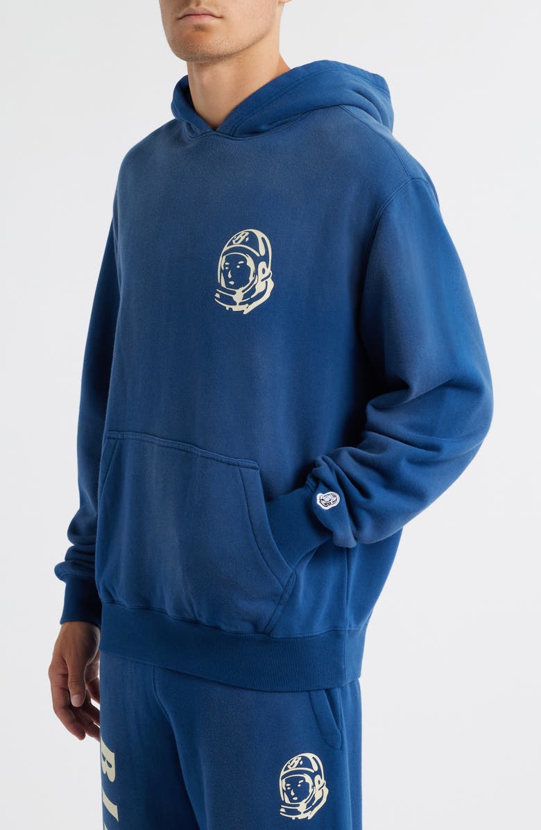 Billionaire Boys Club New World Graphic Hoodie, Alternate, color, Navy Peony