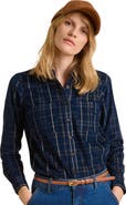 Brakeburn Frances Long Sleeve Checked Shirt
